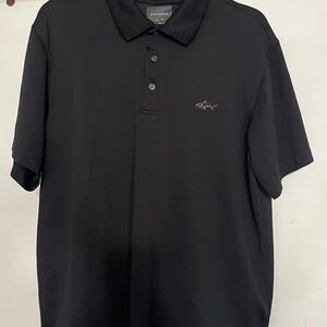 Greg Norman Collection Black Polo Shirt